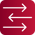 Icon_ Red_ Data Transfer Three Back Forth Back Streamline Streamline Light 3.0